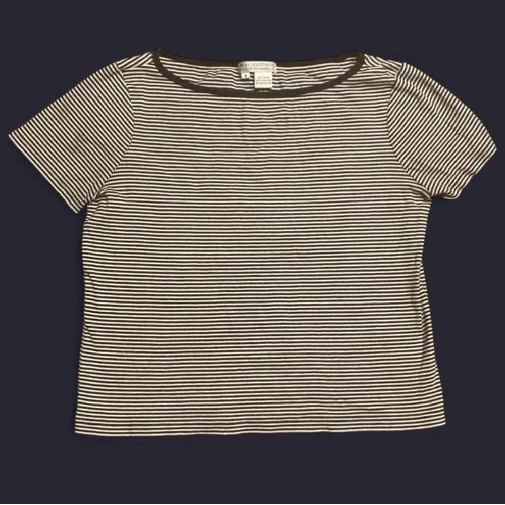 M | Saks Fifth Avenue striped top